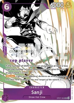One Piece-Karte Sanji (Championship 2024 Top Player Pack Vol. 2) OP07-064v3