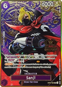 One Piece-Karte Sanji (One Piece Japanese Version 2nd Anniversary Set) OP07-064v5