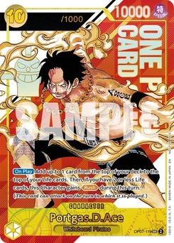 One Piece-Karte Portgas.D.Ace (Serial Numbered) OP07-119