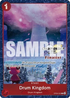 One Piece-Karte Drum Kingdom (Championship 2024 Finalist Card Set) OP08-020v2