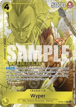 One Piece-Karte Wyper (Winner Pack 2025 Vol. 2) OP08-110v3