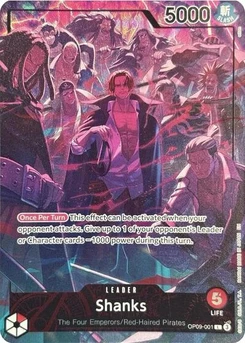 One Piece-Karte Shanks (English Version 2nd Anniversary Set) OP09-001v2