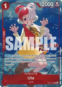 One Piece-Karte Uta (Beginners Deck Party [ST-23] - [ST-28] Winner Pack) OP09-002v2