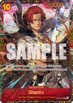 One Piece-Karte Shanks (Championship 25-26 Offline Regionals Season 2) OP09-004v2
