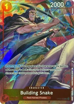 One Piece-Karte Building Snake (Premium Card Collection -Best Selection Vol. 4-) OP09-008