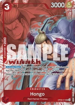 One Piece-Karte Hongo (Winner Pack 2025 Vol. 2) OP09-011v4