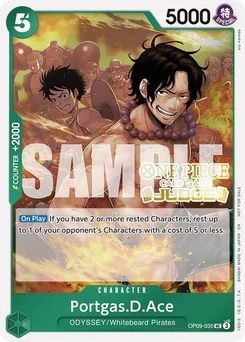 One Piece-Karte Portgas.D.Ace (Judge Pack Vol. 6) OP09-035