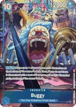 One Piece-Karte Buggy (051) (English Version 2nd Anniversary Set) OP09-051