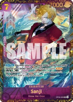One Piece-Karte Sanji (Championship 25-26 Regionals Season 1) OP09-065