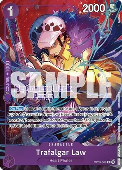 One Piece-Karte Trafalgar Law (Beginners Deck Party [ST-23] - [ST-28] Winner Pack) OP09-069v2