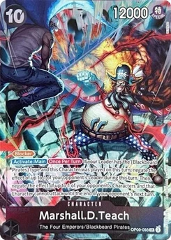 One Piece-Karte Marshall.D.Teach (093) (English Version 2nd Anniversary Set) OP09-093