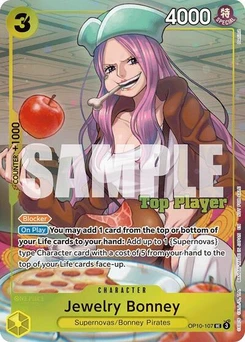 One Piece-Karte Jewelry Bonney (CS 25-26 Top Player Pack Vol. 2) OP10-107v2