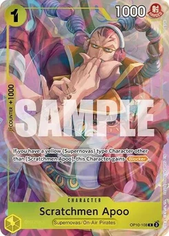 One Piece-Karte Scratchmen Apoo (Premium Card Collection -Best Selection Vol. 6-) OP10-108