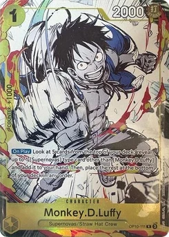 One Piece-Karte Monkey.D.Luffy (Premium Card Collection -6 assort vol.1-) OP10-111v2