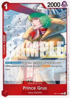 One Piece-Karte Prince Grus (Judge Pack Vol. 7) OP11-013