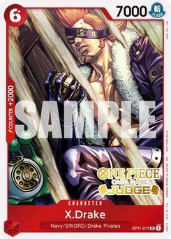 One Piece-Karte X.Drake (Judge Pack Vol. 7) OP11-017