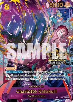 One Piece-Karte Charlotte Katakuri (Japanese Version 3rd Anniversary Set) OP11-067