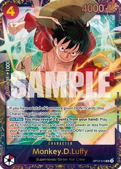 One Piece-Karte Monkey.D.Luffy (Treasure Cup 2025) OP12-015