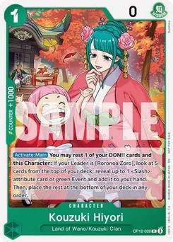 One Piece-Karte Kouzuki Hiyori (Tournament Pack 2026 Vol. 1) OP12-028