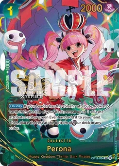 One Piece-Karte Perona (Japanese Version 3rd Anniversary Set) OP12-034