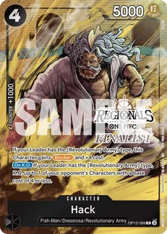 One Piece-Karte Hack (Regionals Finalist Card Set 26-27) OP12-089v3