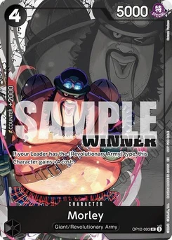 One Piece-Karte Morley (Winner Pack 2026 Vol. 1) OP12-093v2