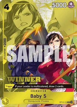 One Piece-Karte Baby 5 (Winner Pack 2026 Vol. 1) OP12-112v3