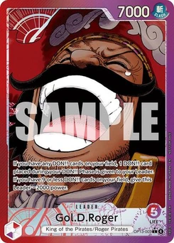 One Piece-Karte Gol.D.Roger (Jumbo) OP13-003