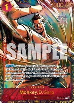 One Piece-Karte Monkey.D.Garp (Treasure Cup March 2026) OP13-016