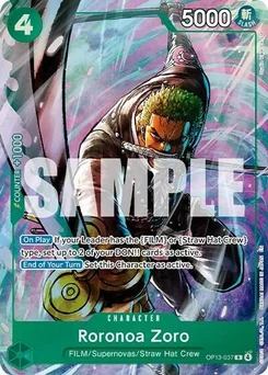 One Piece-Karte Roronoa Zoro (Premium Card Collection -Best Selection Vol. 6-) OP13-037