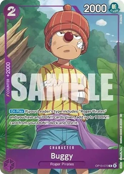 One Piece-Karte Buggy (Premium Card Collection -Best Selection Vol. 6-) OP13-072