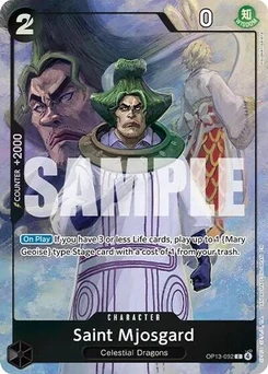 One Piece-Karte Saint Mjosgard (Premium Card Collection -Best Selection Vol. 6-) OP13-092
