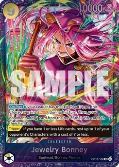 One Piece-Karte Jewelry Bonney (Treasure Cup May 2026) OP13-108