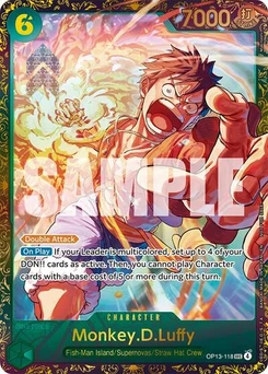 One Piece-Karte Monkey.D.Luffy (Treasure Cup March 2026) OP13-118