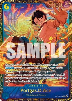 One Piece-Karte Portgas.D.Ace (119) (Treasure Cup 2026) OP13-119