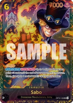 One Piece-Karte Sabo (Store Treasure Cup 2025) OP13-120