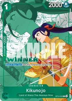 One Piece-Karte Kikunojo (Winner Pack 2026 Vol. 3) OP14-023v2