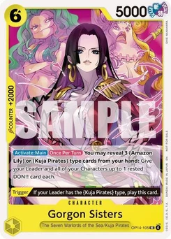 One Piece-Karte Gorgon Sisters (Tournament Pack 2026 Vol. 3) OP14-105