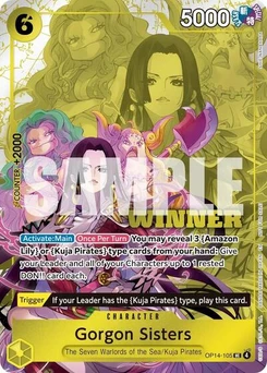 One Piece-Karte Gorgon Sisters (Winner Pack 2026 Vol. 3) OP14-105v2