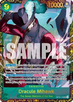 One Piece-Karte Dracule Mihawk - (CS 26-27 Regionals Season 1) OP14-119