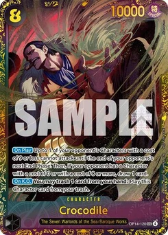 One Piece-Karte Crocodile - OP14-120 (CS26-27 Regionals Season 1) OP14-120