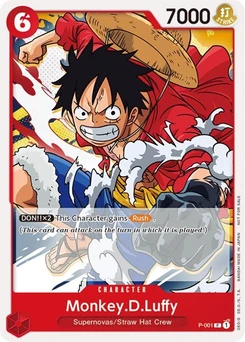 One Piece-Karte Monkey.D.Luffy (Super Pre-Release) [Participant] P-001v12