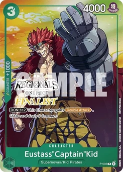 One Piece-Karte Eustass"Captain"Kid (Offline Regional 2024 Vol. 2) [Finalist] P-003