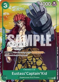 One Piece-Karte Eustass"Captain"Kid (Online Regional 2024 Vol. 2) [Participant] P-003v5