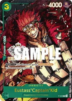 One Piece-Karte Eustass"Captain"Kid (Store Championship Vol. 2 Winner) P-003v8