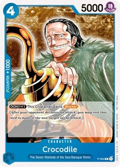 One Piece-Karte Crocodile (Promotion Pack 2022) P-004