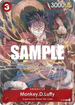 One Piece-Karte Monkey.D.Luffy (006) (CS 2023 Celebration Pack) P-006