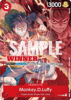 One Piece-Karte Monkey.D.Luffy - P-006 (Winner Pack Vol. 1) P-006v4