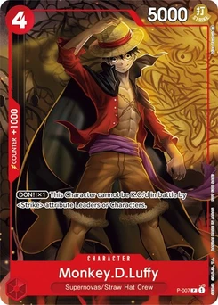 One Piece-Karte Monkey.D.Luffy - P-007 (Tournament Pack Vol. 1) P-007v2