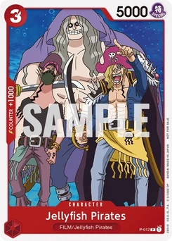 One Piece-Karte Jellyfish Pirates (One Piece Film Red) P-012